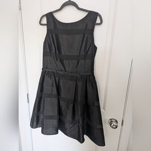 Taylor Women's Size 12 Black A-Line Cocktail Dress